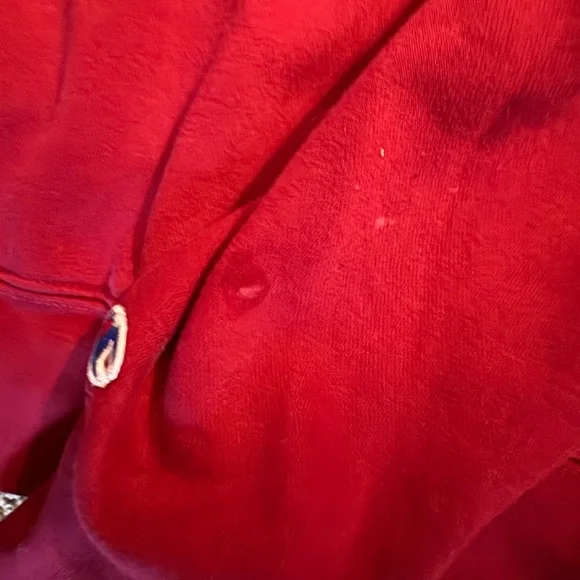 Dark Red Champion Hoodie size large men’s - Picture 3 of 5